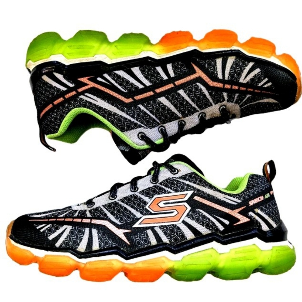 SKECHERS SKECH-AIR Mens Boys Size 6 Women Girls Size 7.5 Athletic Shoes Sneakers